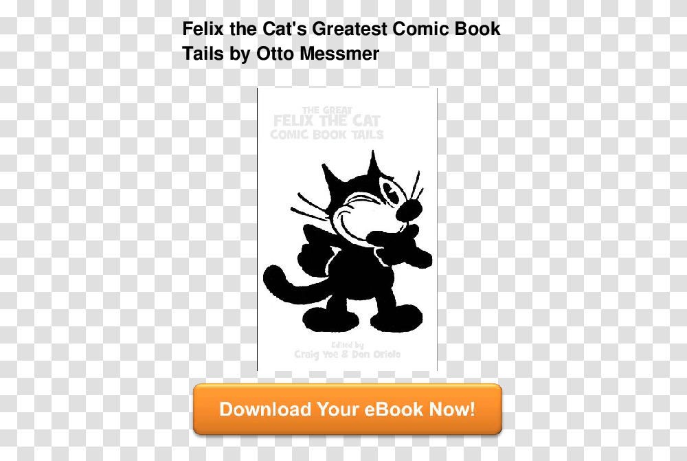 Felixthecat The Great Comic Book Tails, Stencil, Dog, Pet, Canine Transparent Png