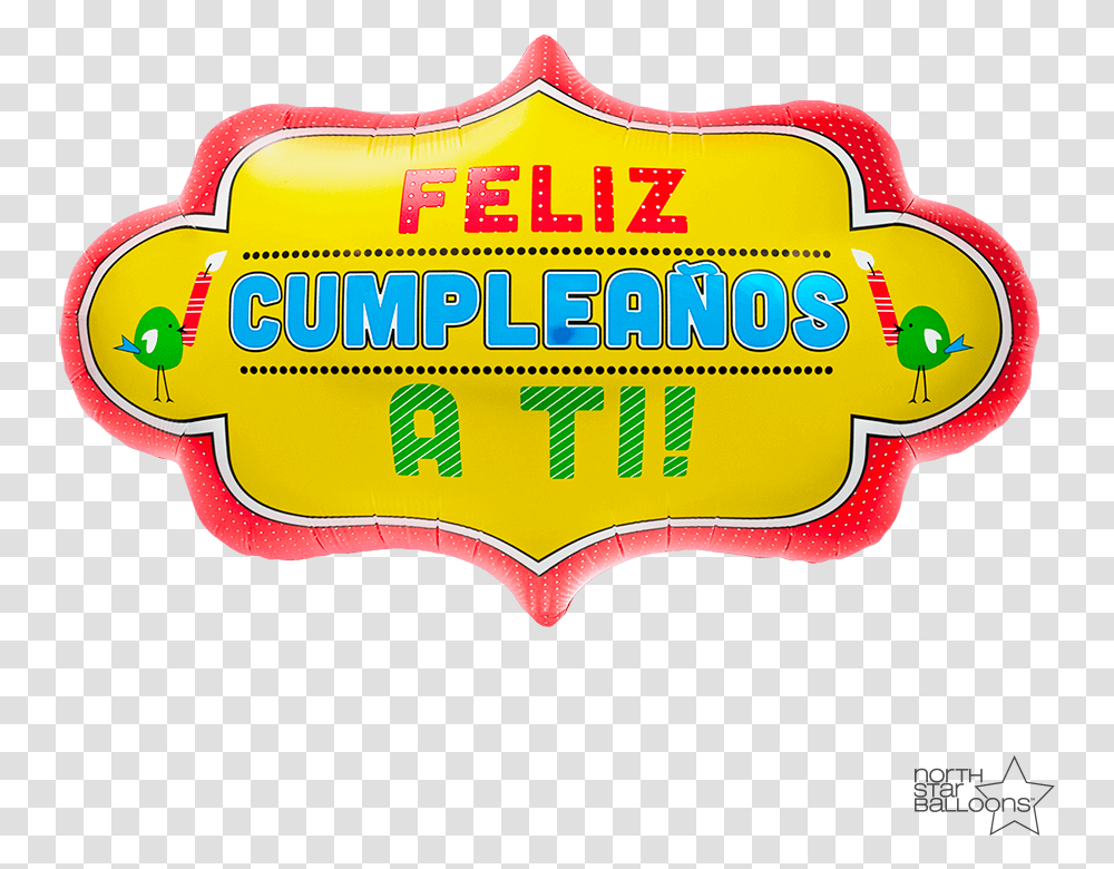 Feliz A Ti Dotty Frame 28 In Download Label, Ketchup, Food, Pac Man Transparent Png