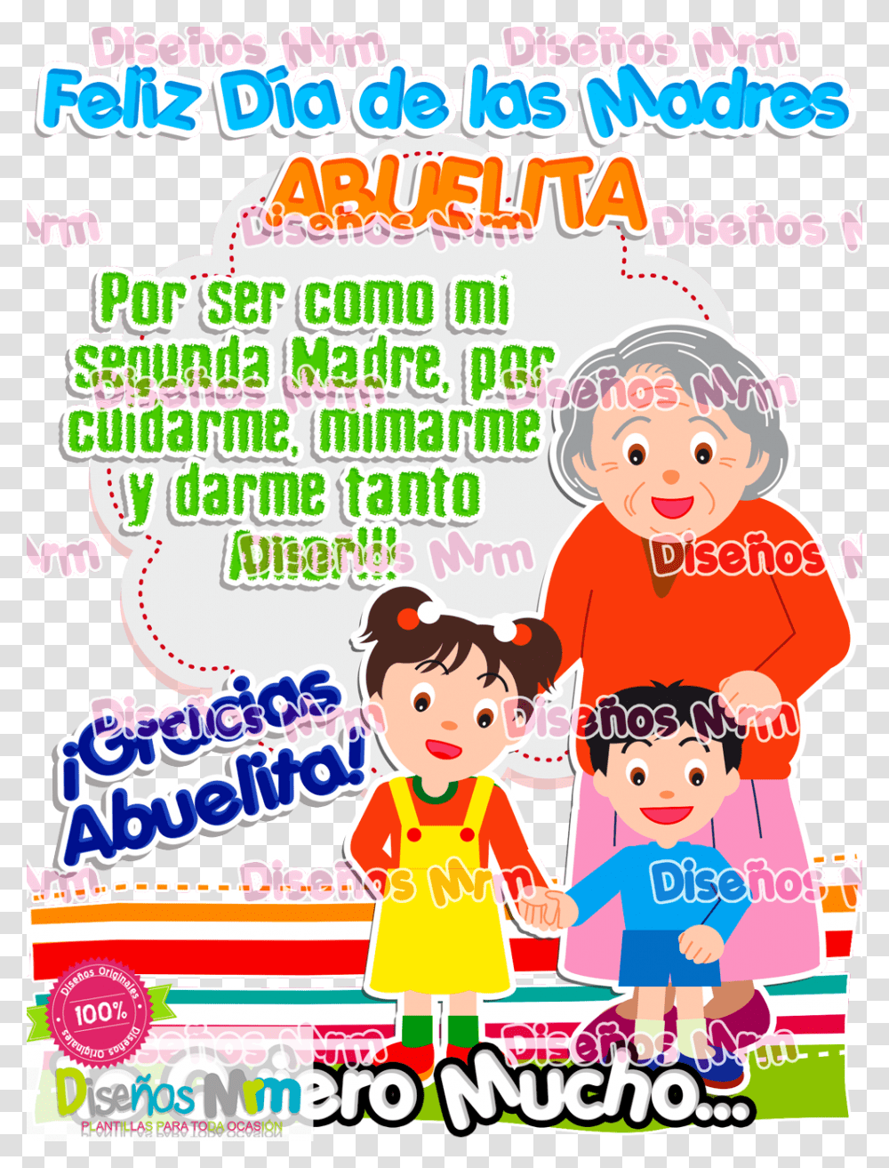Feliz Dia De Las Madres Abuela Feliz Dia De La Abuela, Advertisement, Poster, Flyer, Paper Transparent Png