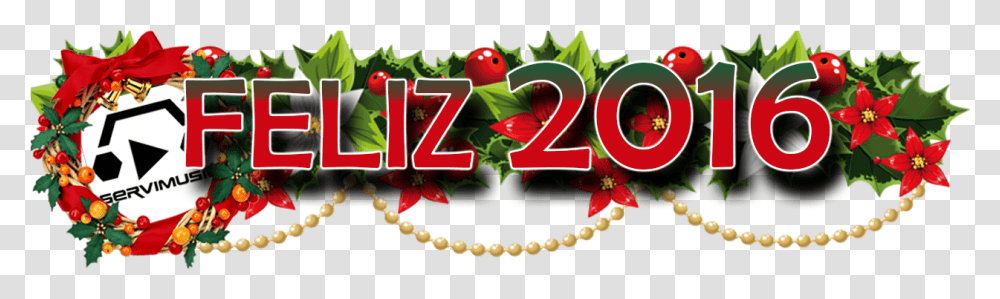 Feliz Navidad Y Prospero A O Nuevo M Sica Video Y Karaoke Girlande Weihnachten, Vegetation, Plant, Outdoors, Nature Transparent Png