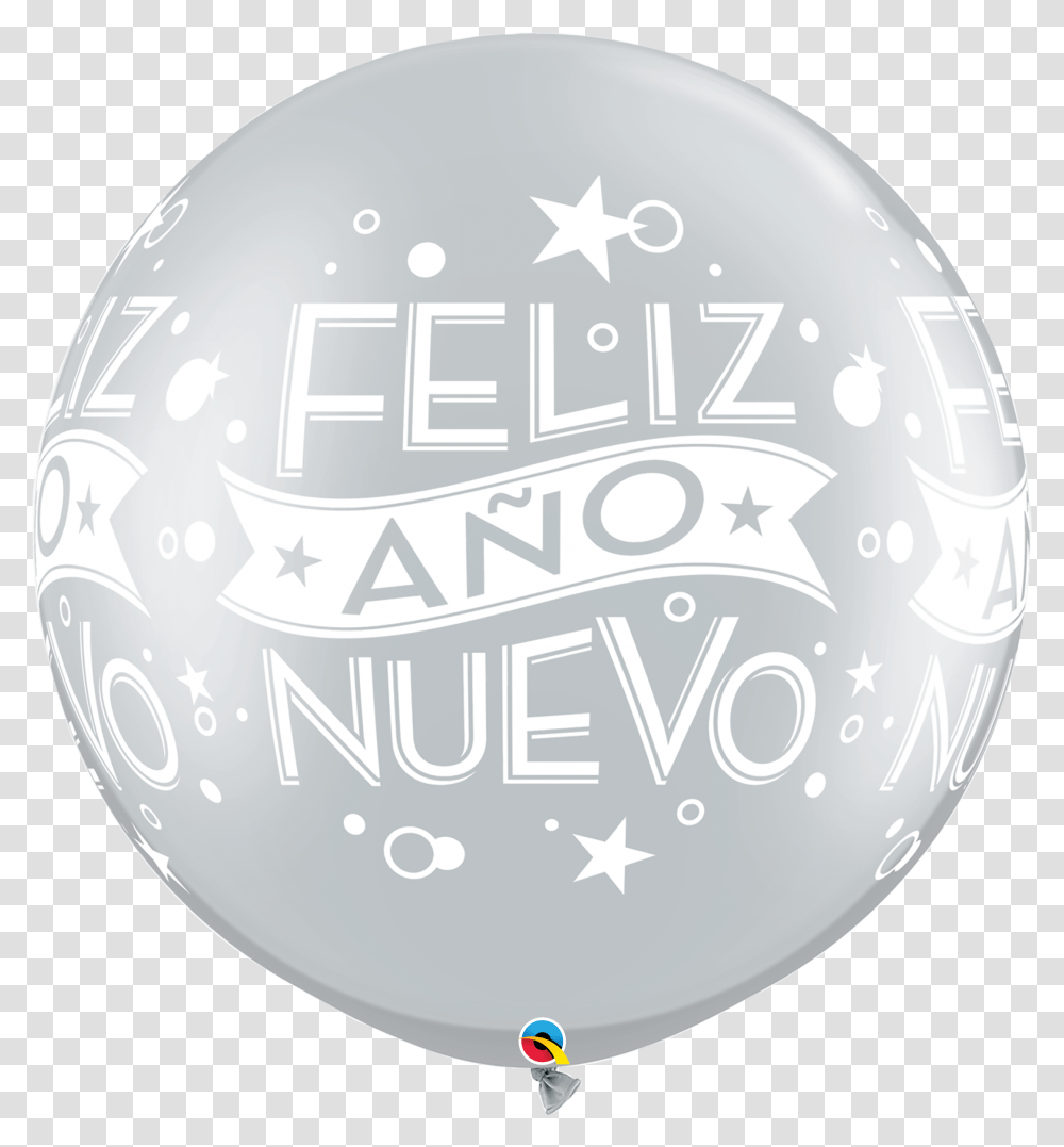 Feliz Nuevo Balloon, Helmet, Apparel, Sphere Transparent Png