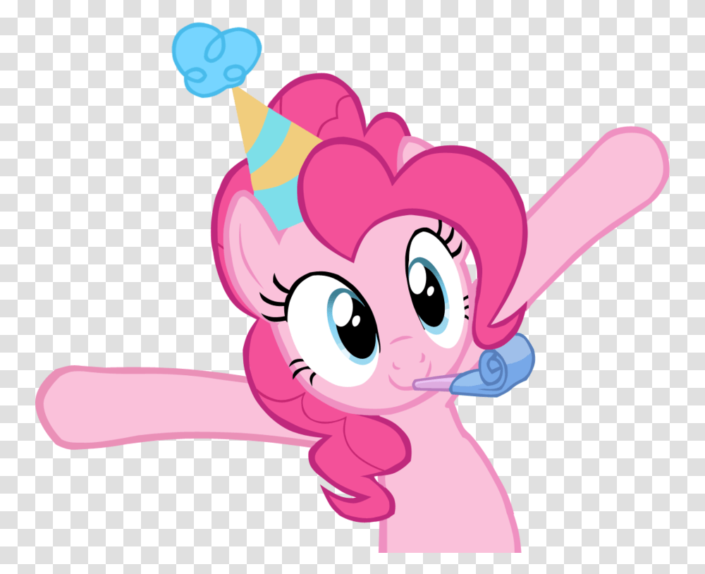 Feliz Pinkie Pie Shared By Leananmonsterfairy Pinkie Pie My Little Pony, Clothing, Apparel, Toy, Party Hat Transparent Png