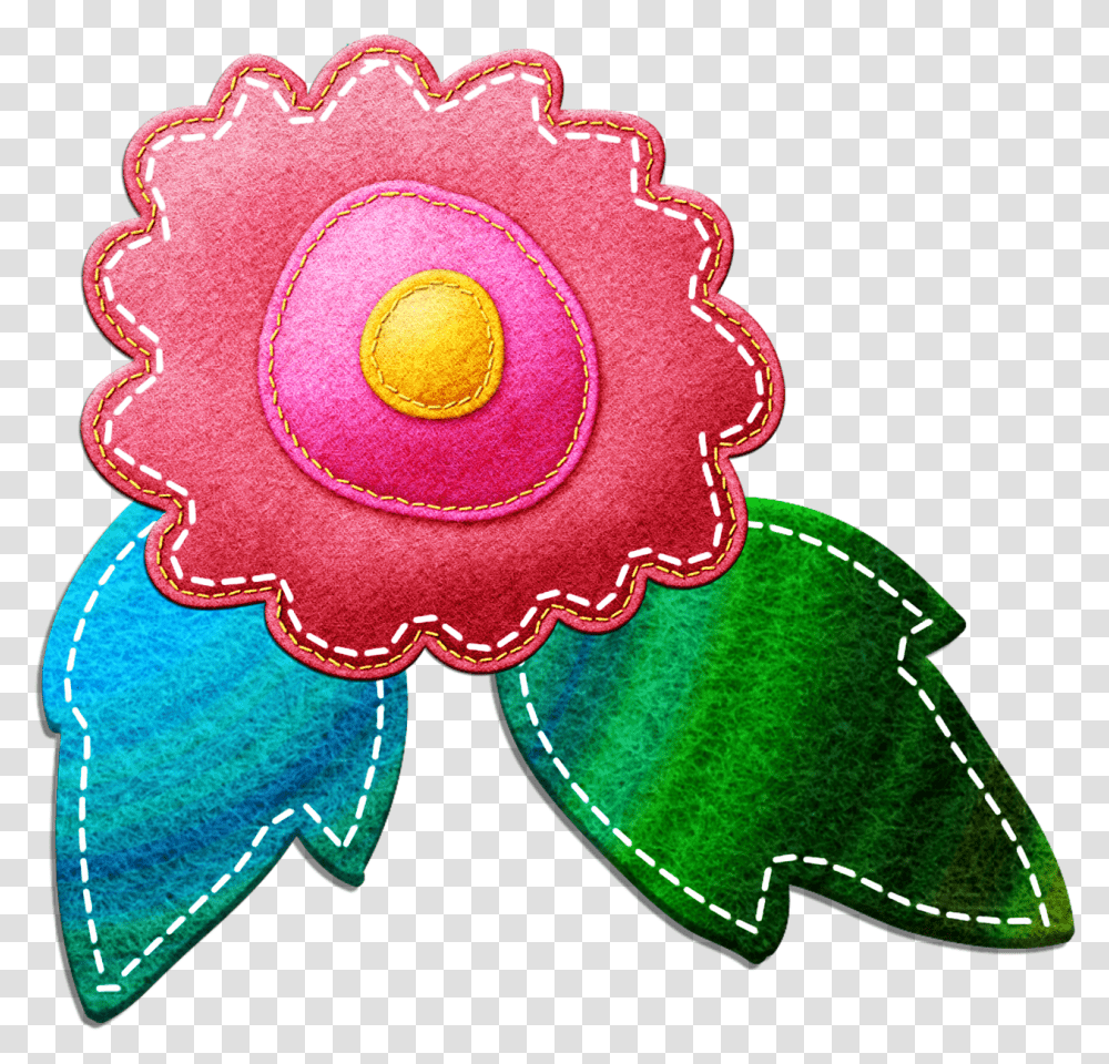Felt Flower Day Of The Dead Floral Design, Pattern, Accessories, Accessory, Jewelry Transparent Png