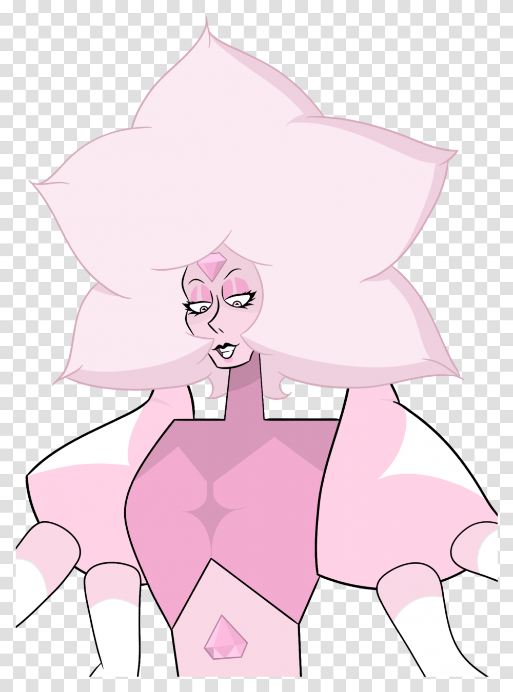 Felt Inspired To Make My Own White And Pink Fusion Cartoon, Petal, Flower, Plant, Blossom Transparent Png