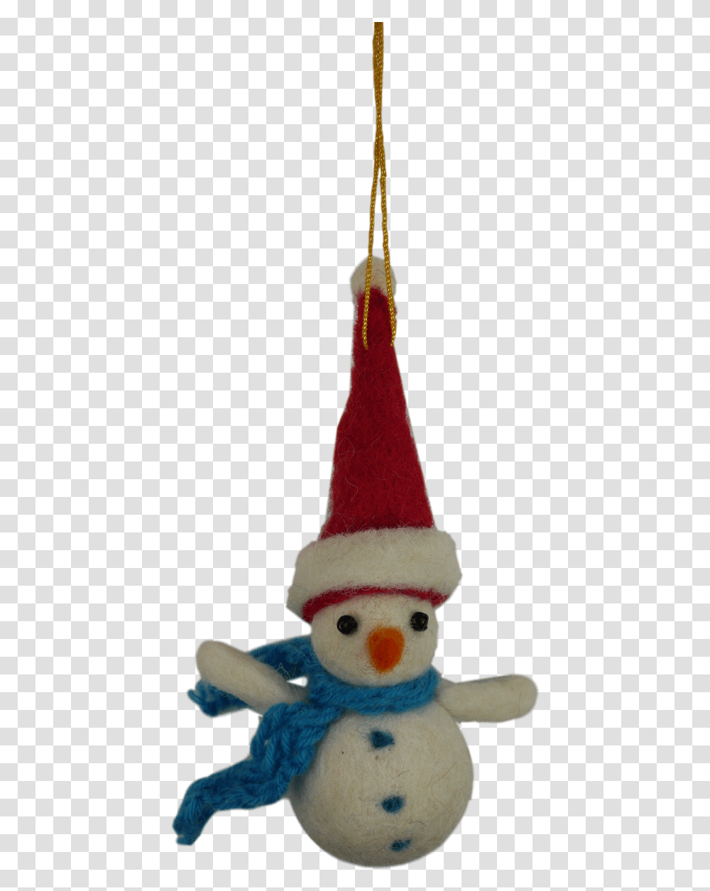 Felt Snowman Christmas Decoration Christmas Handmade Decorations, Elf, Apparel, Winter Transparent Png