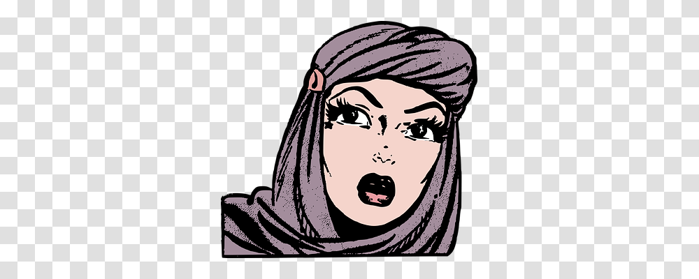 Female Person, Face, Drawing Transparent Png
