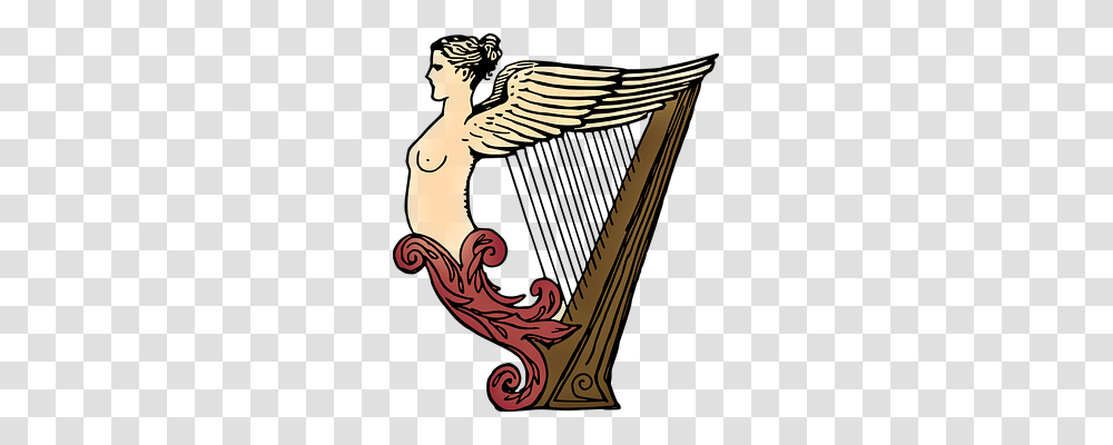 Female Person, Harp, Musical Instrument, Leisure Activities Transparent Png