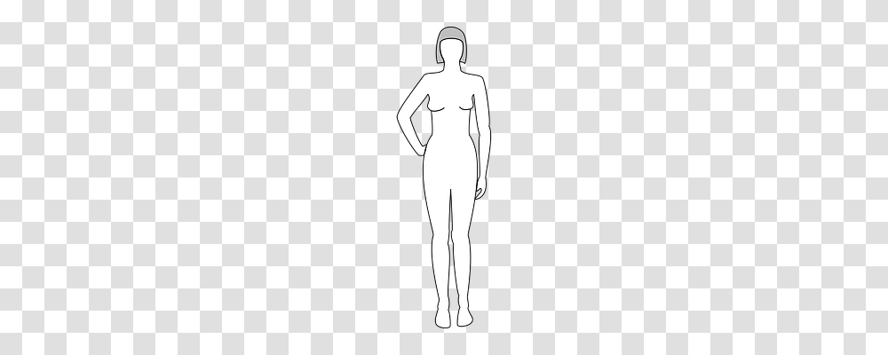 Female Person, Standing, Label Transparent Png