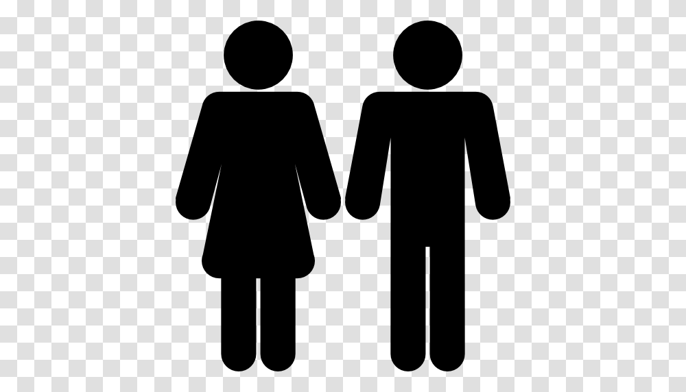 Female And Male Shapes Silhouettes Free Vector Icons Designed, Hand, Road Sign Transparent Png