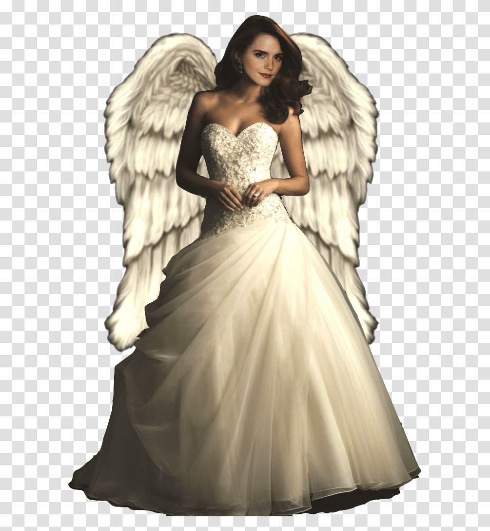Female Angel Download Image Draco Malfoy And Snape, Apparel, Wedding Gown Transparent Png