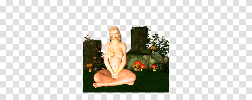 Female Atractive Nature, Person, Plant, Figurine Transparent Png