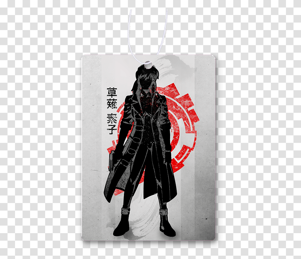 Female Black Trench Coat Anime, Person, Advertisement Transparent Png