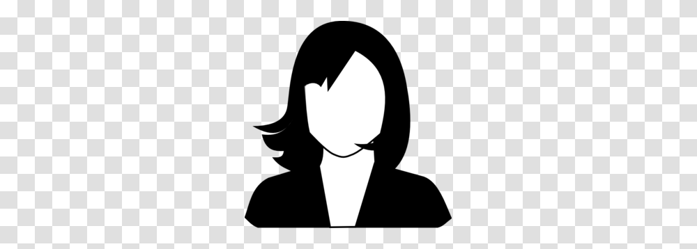 Female Black White Clip Art, Stencil, Face, Recycling Symbol Transparent Png