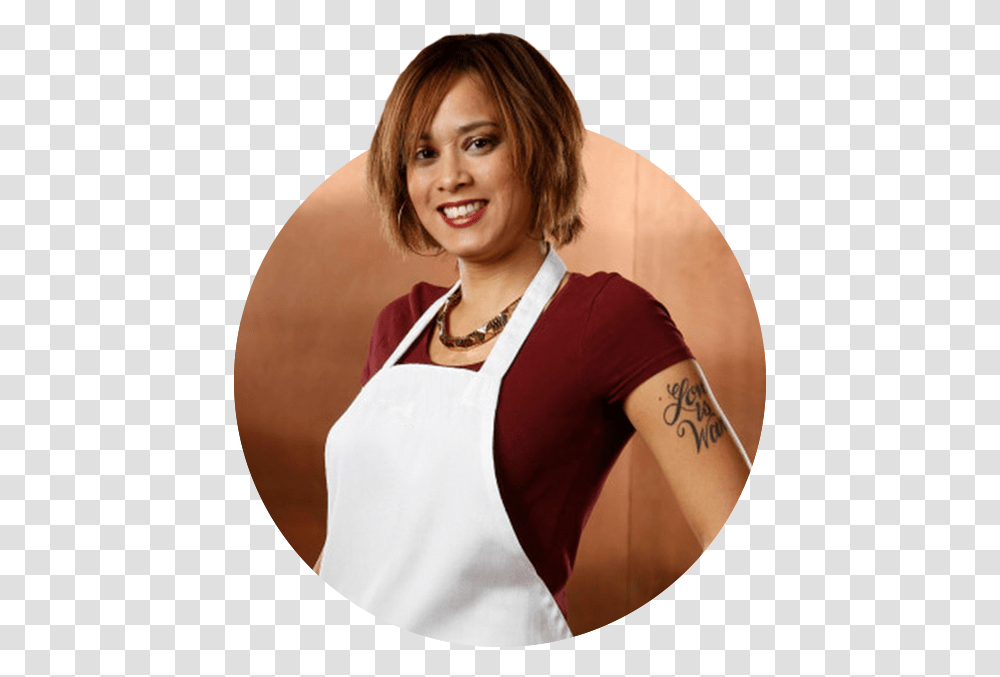 Female Chef Masterchef Season 4 Kathy, Skin, Person, Human, Tattoo Transparent Png