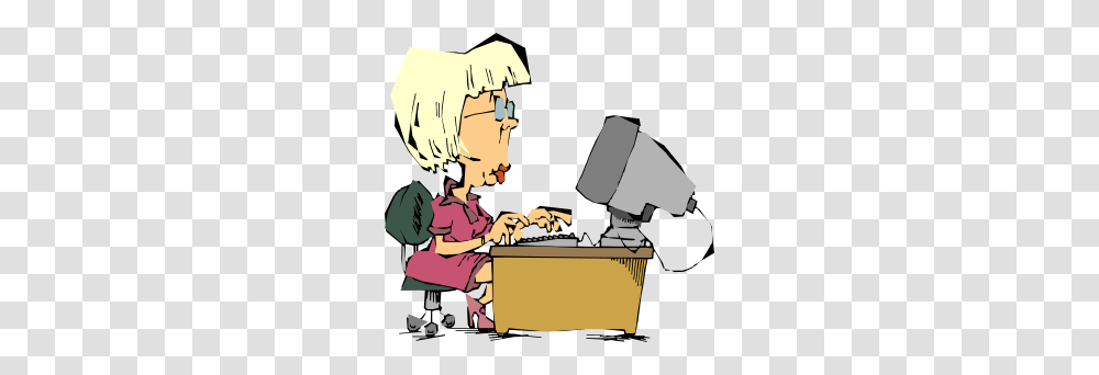Female Computer User Clip Art Free Vector, Washing, Worker, Performer, Laundry Transparent Png