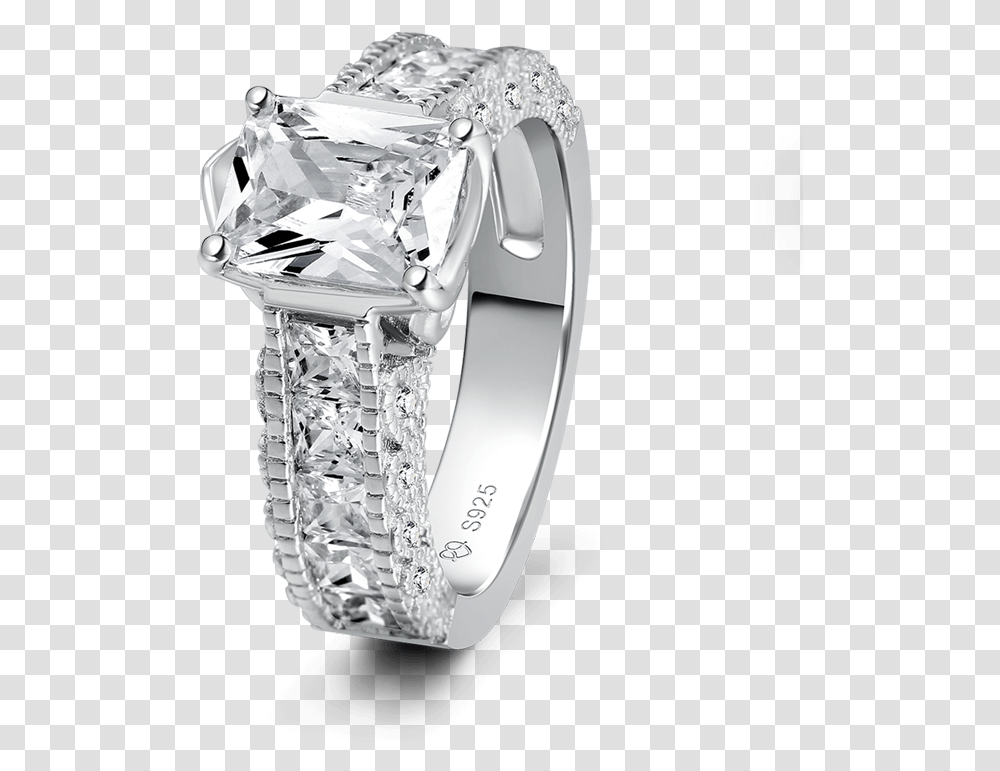Female Crown Pre Engagement Ring, Platinum, Diamond, Gemstone, Jewelry Transparent Png