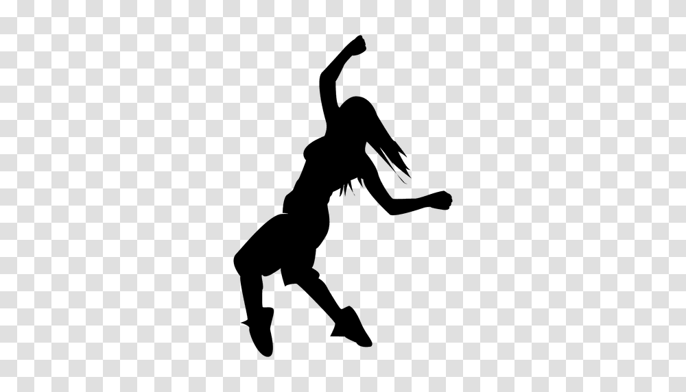 Female Dancing Silhouette, Person, Human, Stencil, Dance Pose Transparent Png