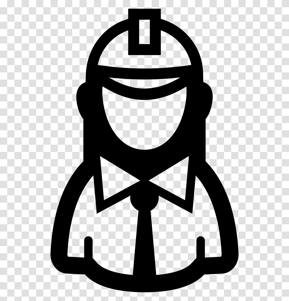 Female Engineer Woman Clipart Engineer, Stencil, Hourglass, Logo Transparent Png