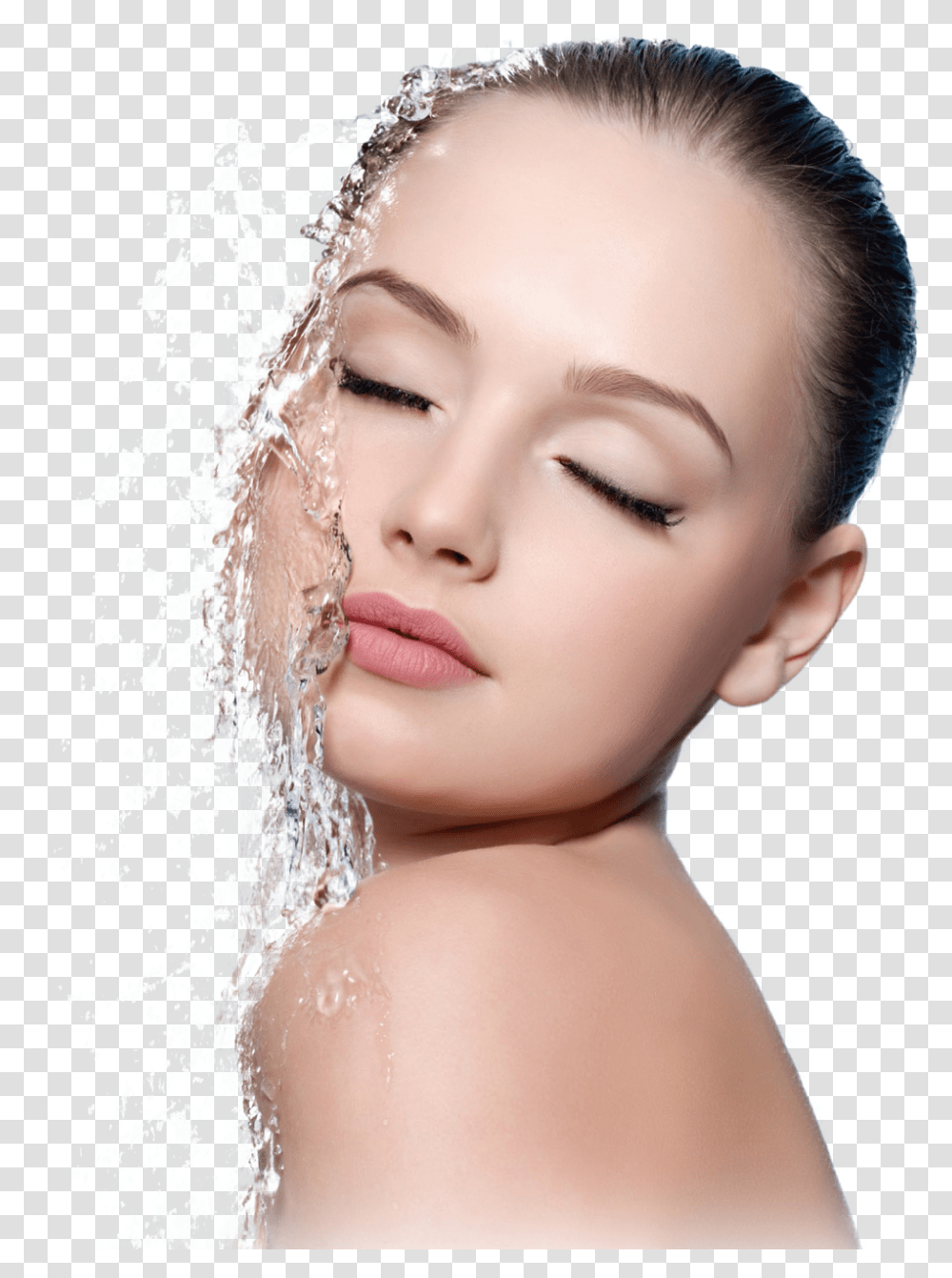 Female Face Image Woman Face, Person, Head, Skin, Hair Transparent Png