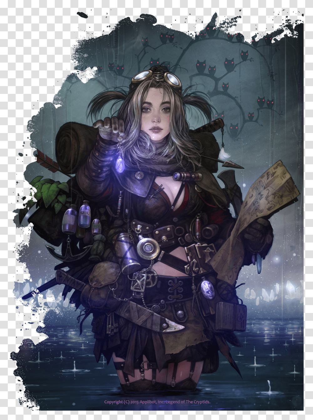 Female Fantasy Rogue Art, Person, Human, Overwatch, Painting Transparent Png