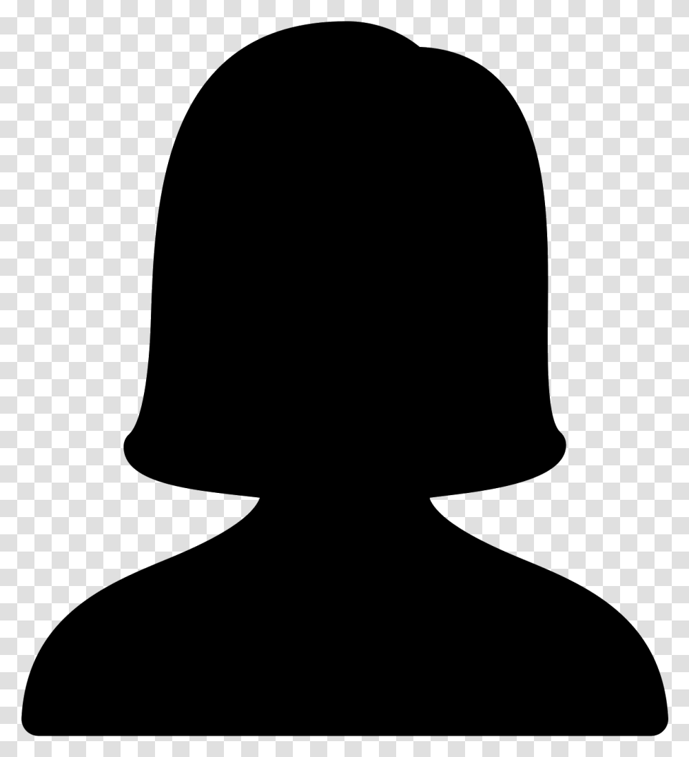 Female Filled Icon Kostenloser Human Silhouette Head And Shoulders, Gray, World Of Warcraft Transparent Png