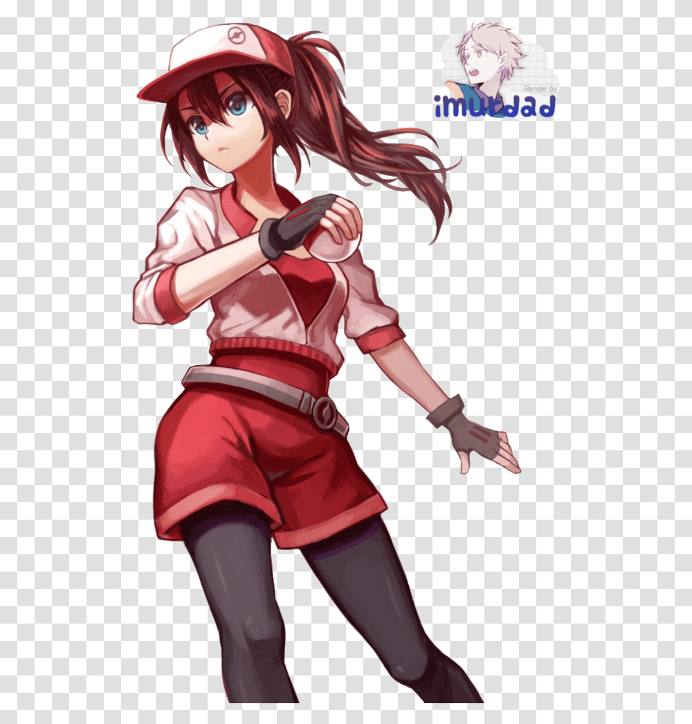 Female Fire Pokemon Trainer, Person, People, Team Sport, Book Transparent Png