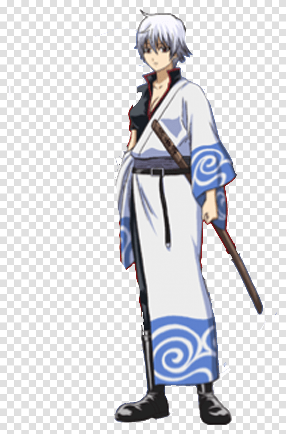 Female Gintoki, Samurai, Person, Human Transparent Png