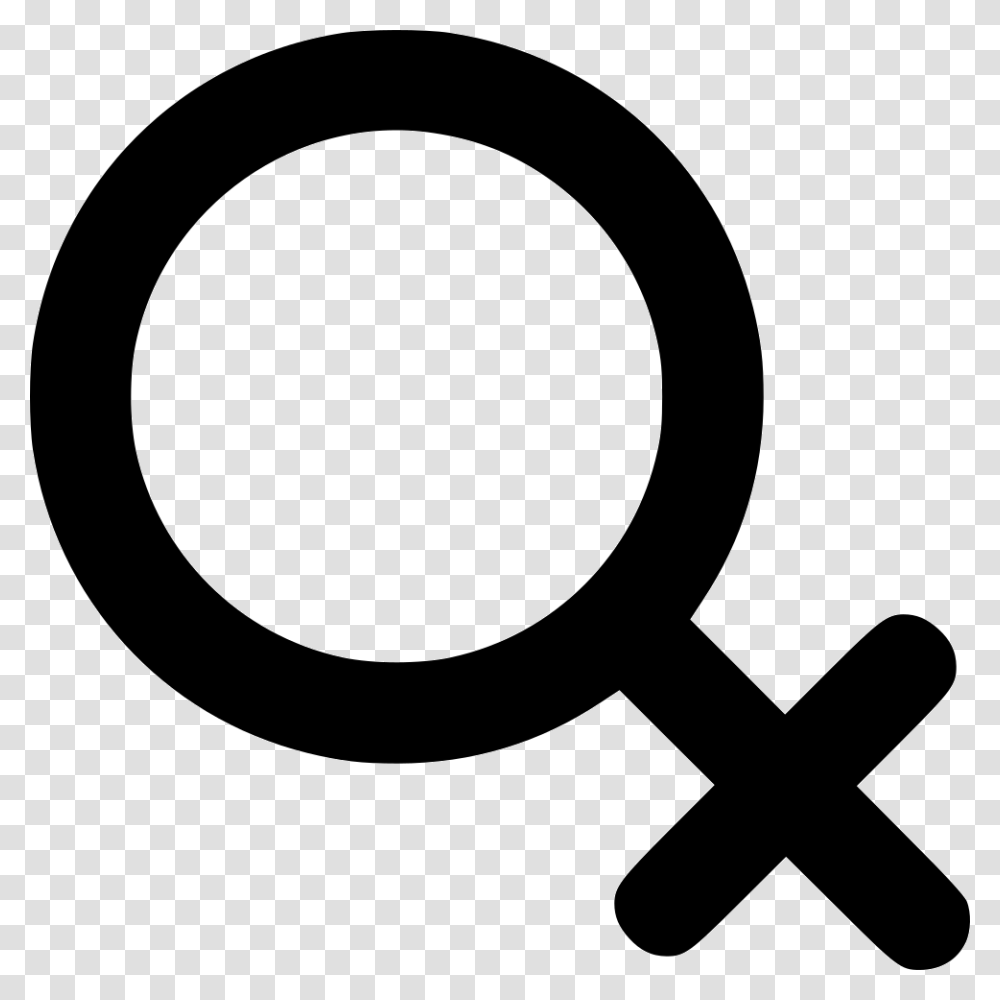 Female Girl Ladies Woman Sex Gender Comments Magnifying Glass Icon Transparent Png