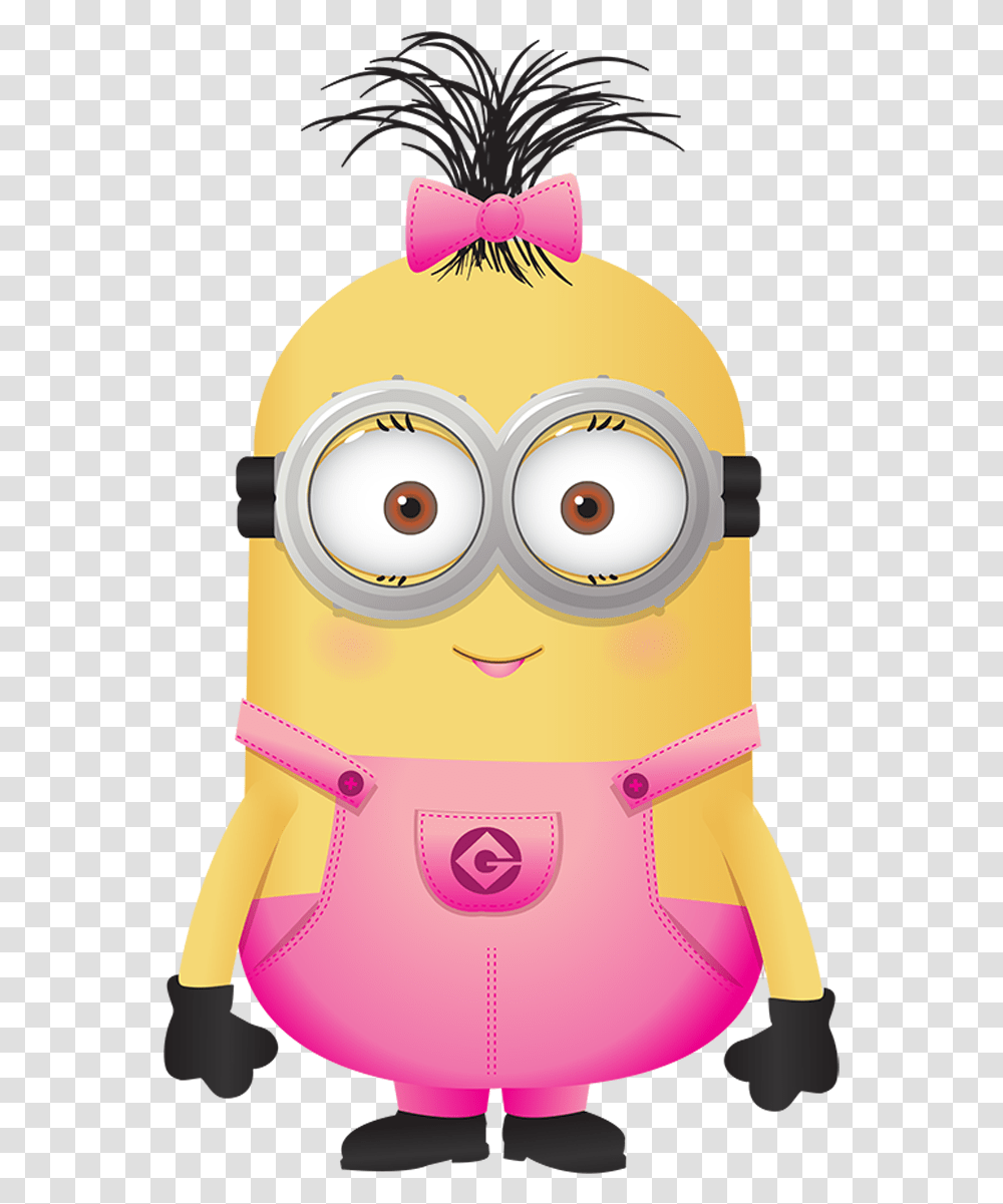 Female Girl Minions Girl Minion, Clothing, Face, Toy, Swimwear Transparent Png