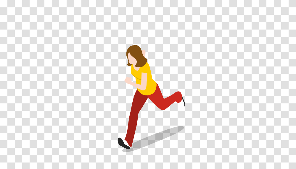 Female Girl People Running User Woman Icon, Person, Human, Standing, Sport Transparent Png
