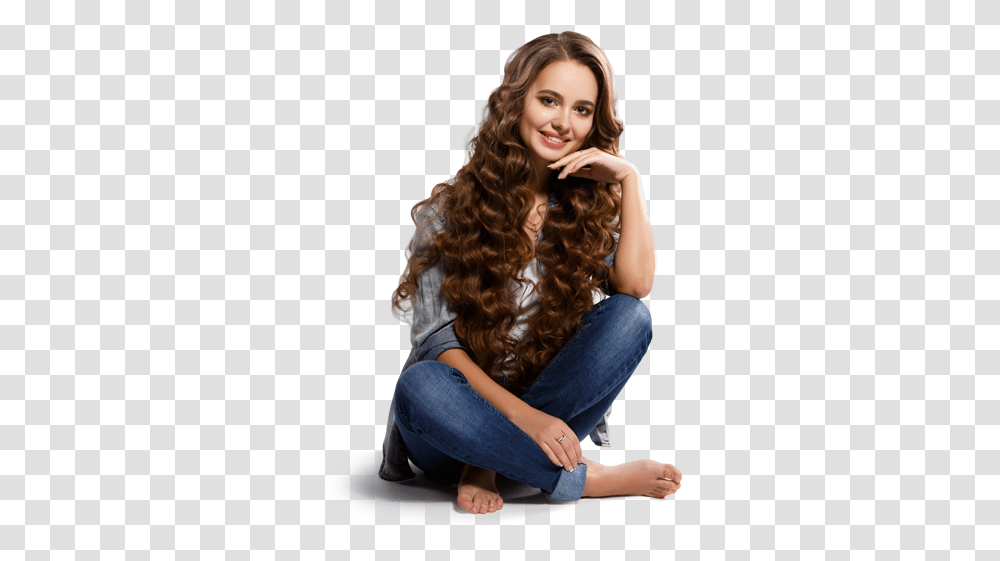 Female Hair Loss Treatment Service Sitting, Clothing, Blonde, Woman, Girl Transparent Png