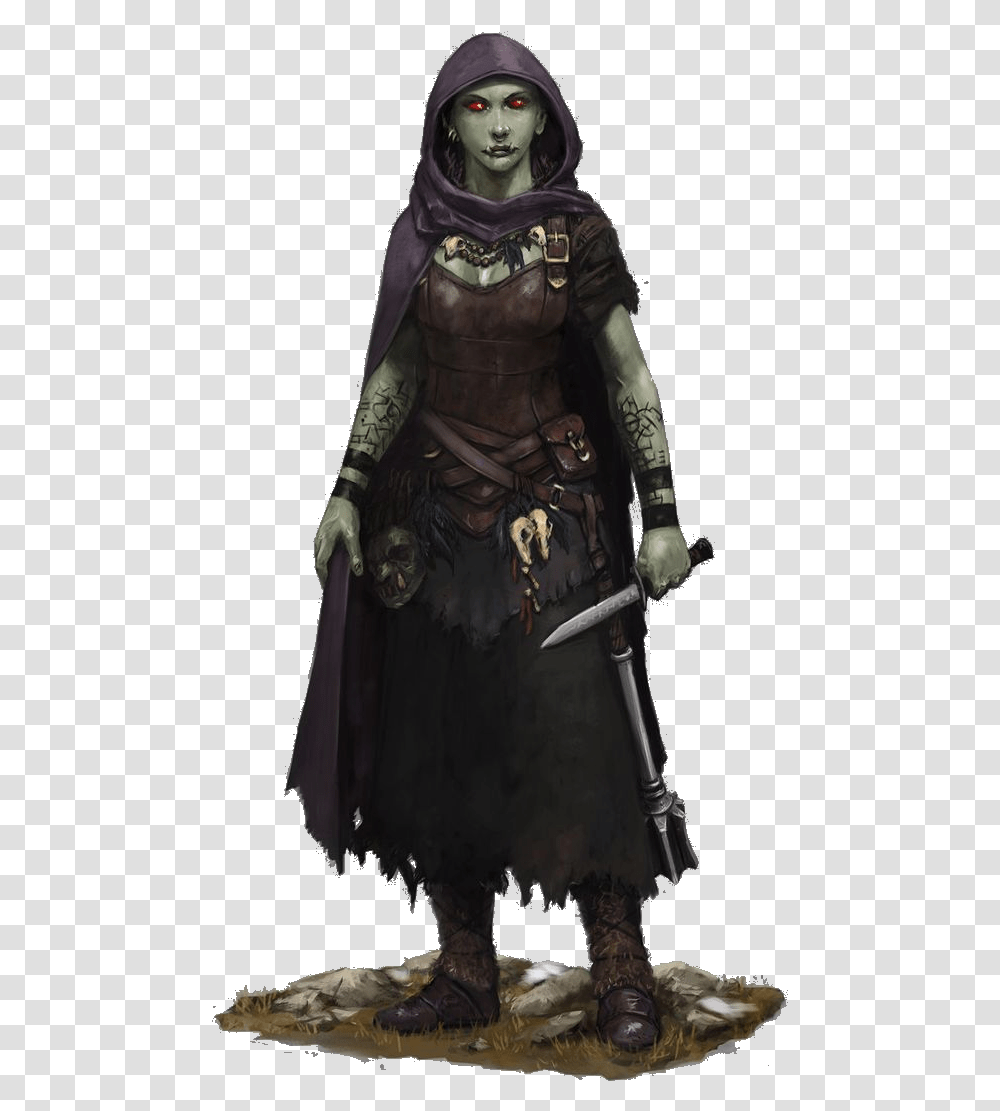 Female Half Orc Rogue Dnd Half Orc Rogue, Person, Human, Knight Transparent Png
