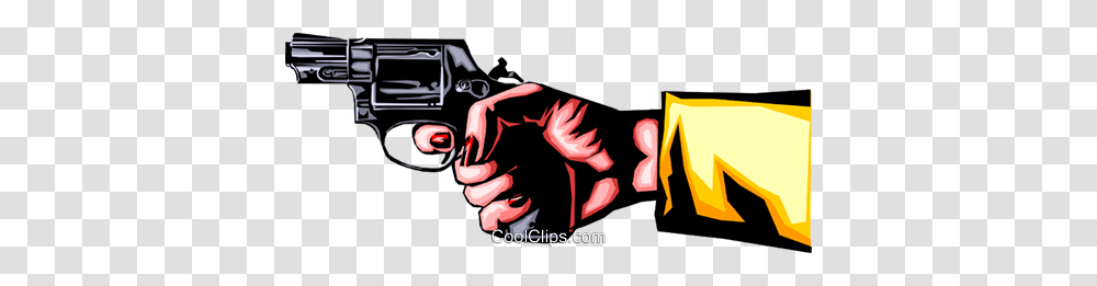 Female Hand Holding Gun Royalty Free Vector Clip Art Illustration, Fist, Weapon, Weaponry, Wrist Transparent Png