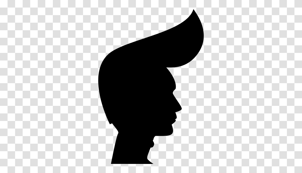 Female Head With Ponytail Icon, Gray, World Of Warcraft Transparent Png