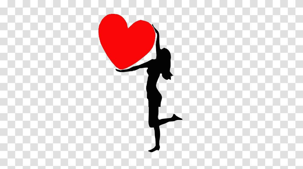 Female Love Heart No Background Image Web Design, Person, Human, Silhouette, Photography Transparent Png