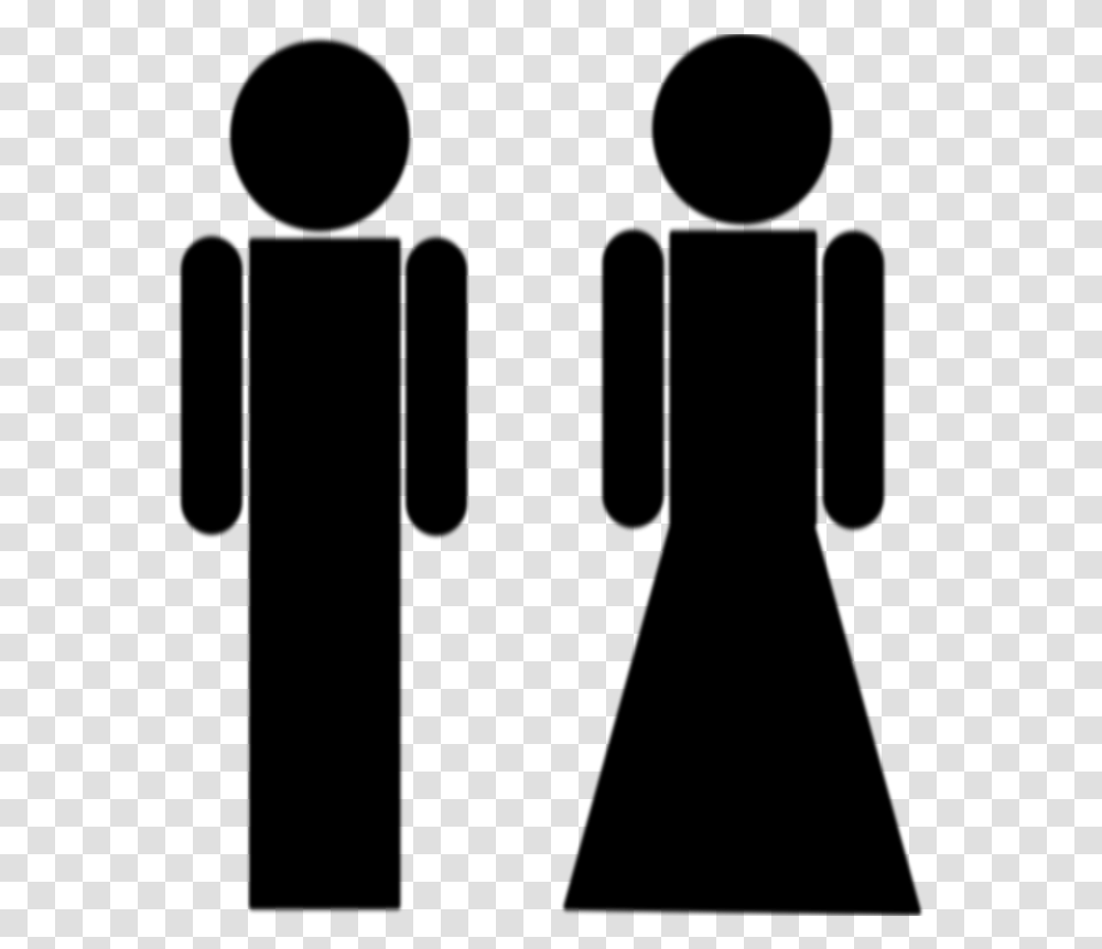 Female Male Vector Stick Figure Male And Female, Gray Transparent Png