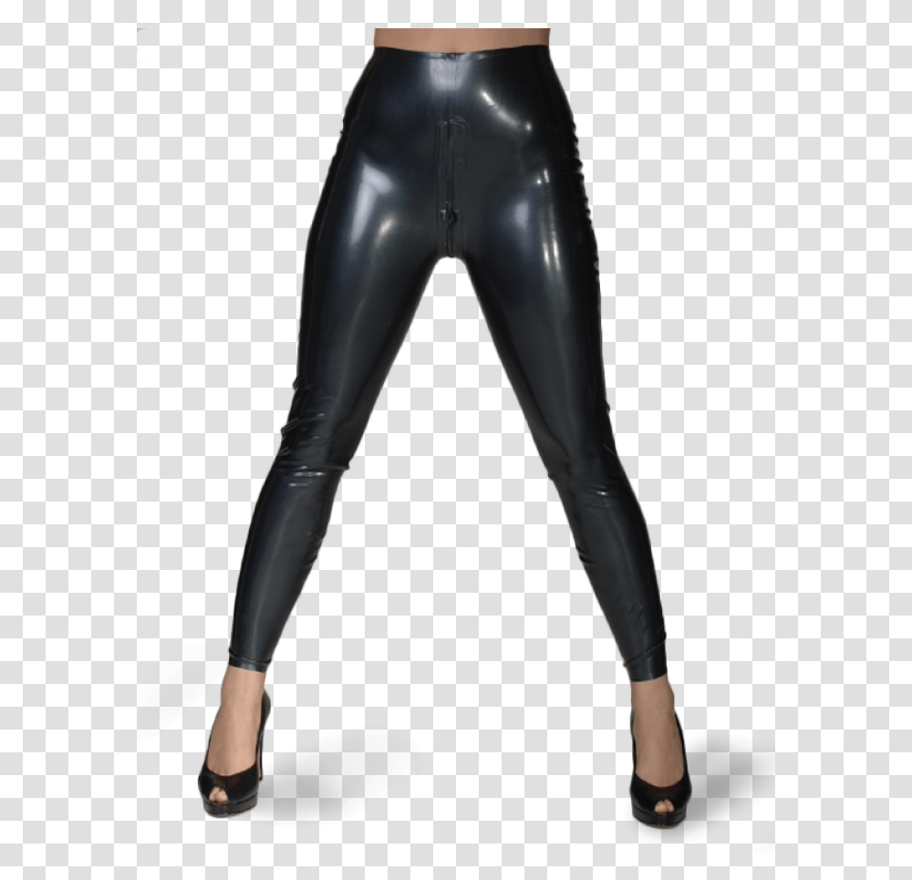 Female Matrix Leggings With Zip No Feet Tights, Pants, Clothing, Apparel, Spandex Transparent Png