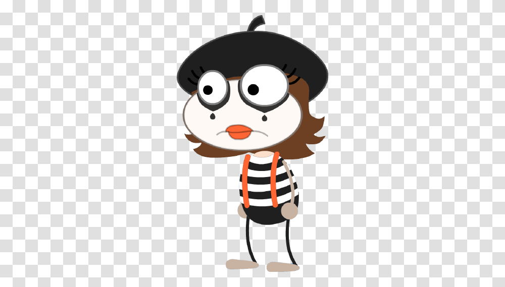 Female Mime, Food, Face, Toy, Head Transparent Png