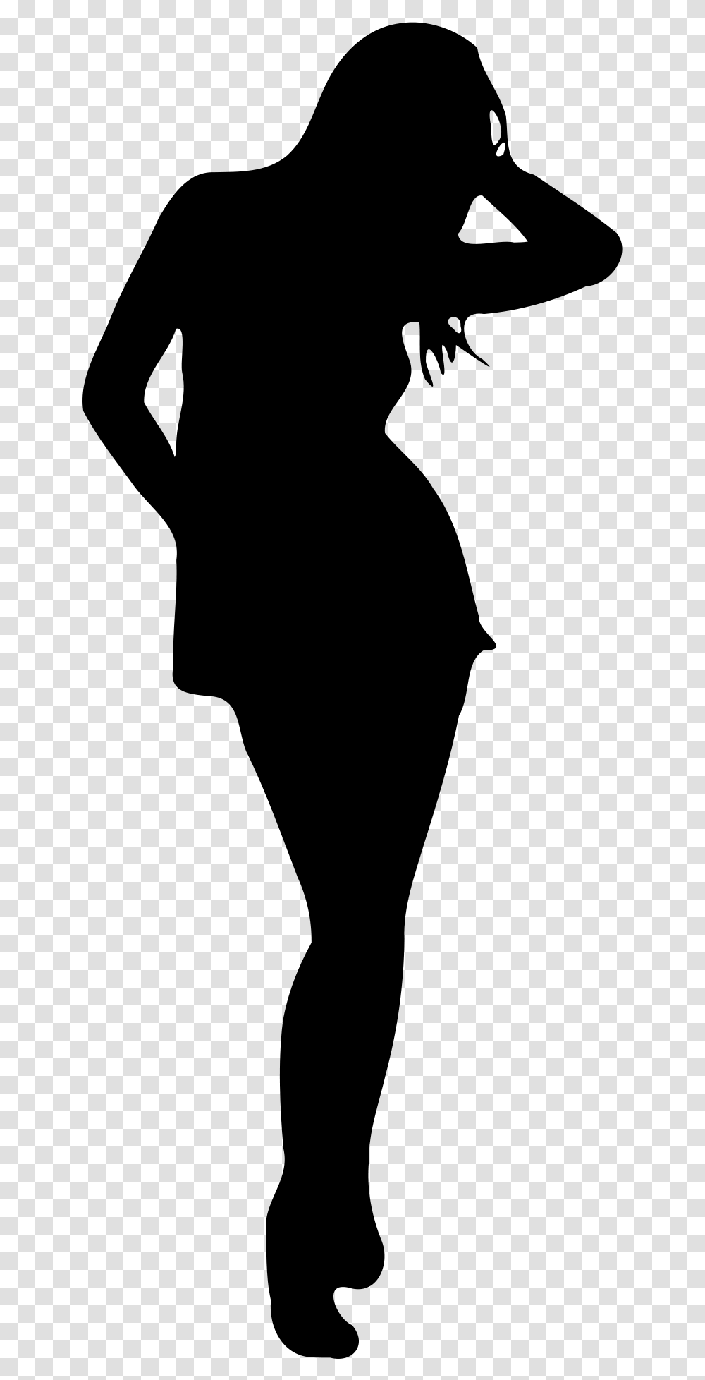 Female Model Silhouette At Getdrawings Woman Silhouette No Background, Gray, World Of Warcraft Transparent Png