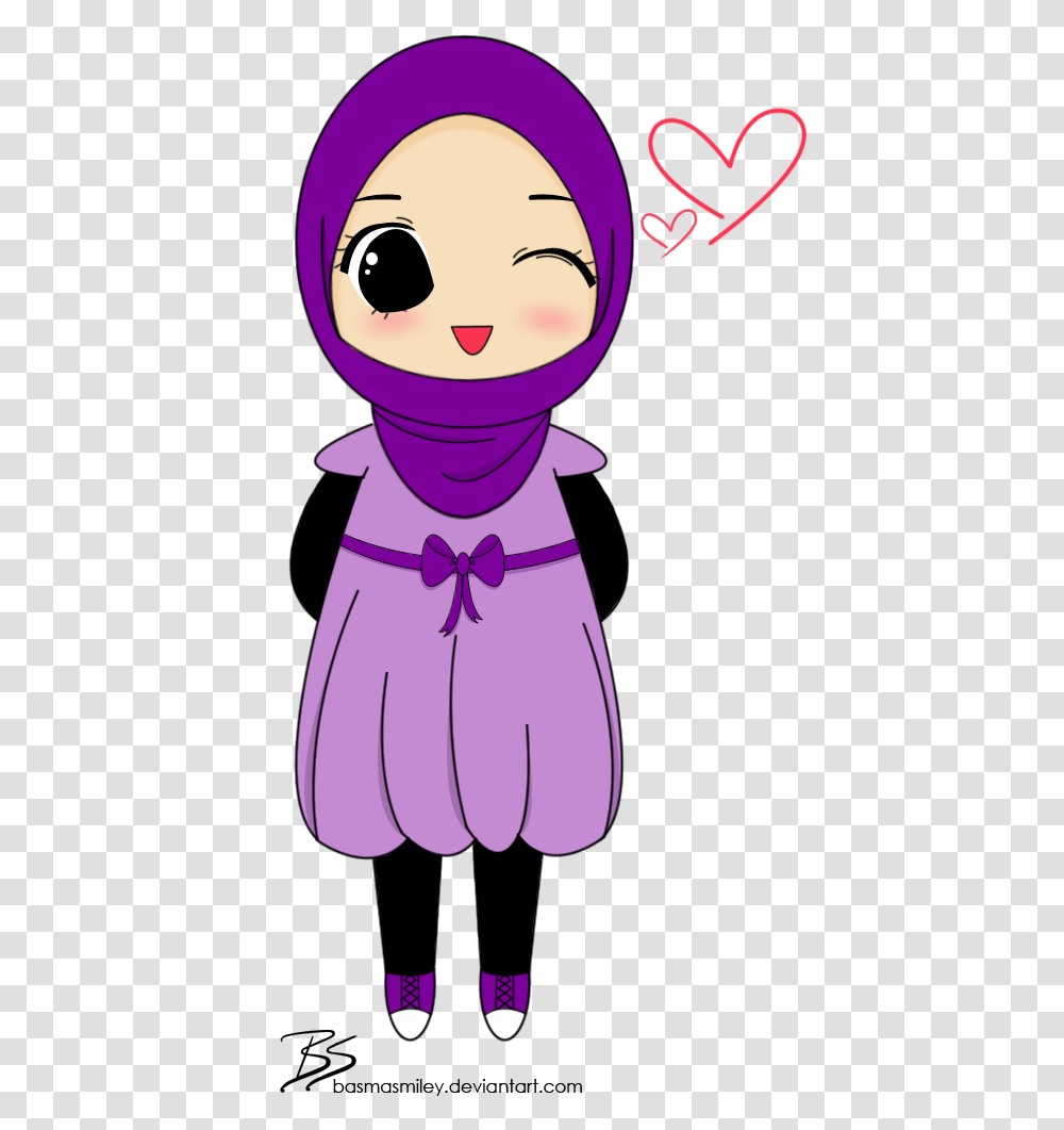 Female Muslim Chibi, Doll, Toy Transparent Png