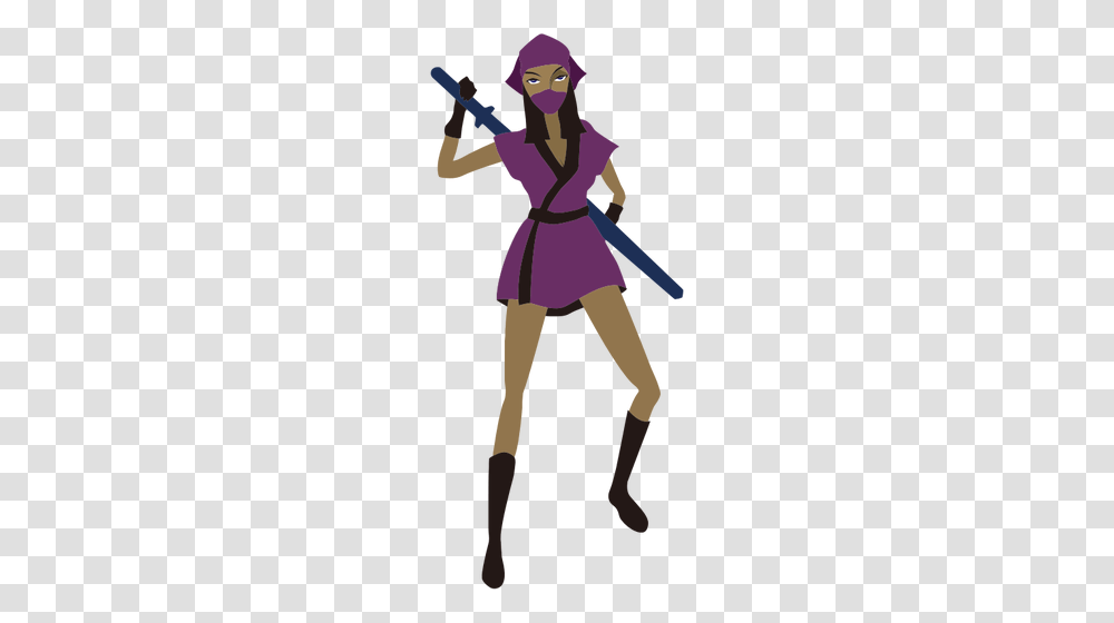 Female Ninja Warrior, Apparel, Person, Human Transparent Png