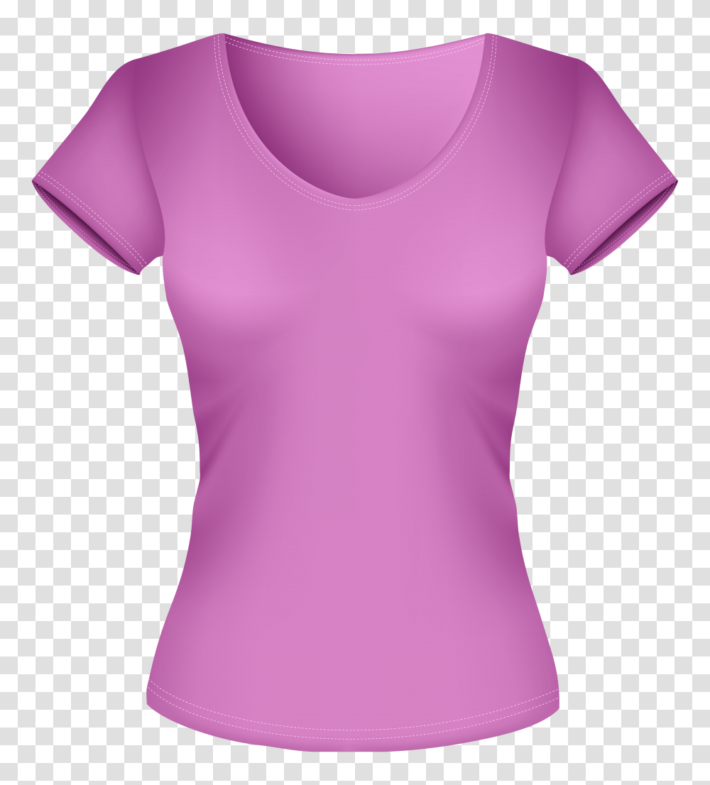 Female Pink Shirt Clipart, Apparel, Sleeve, Long Sleeve Transparent Png