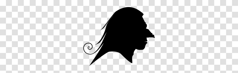 Female Profile Clip Art, Gray, World Of Warcraft Transparent Png