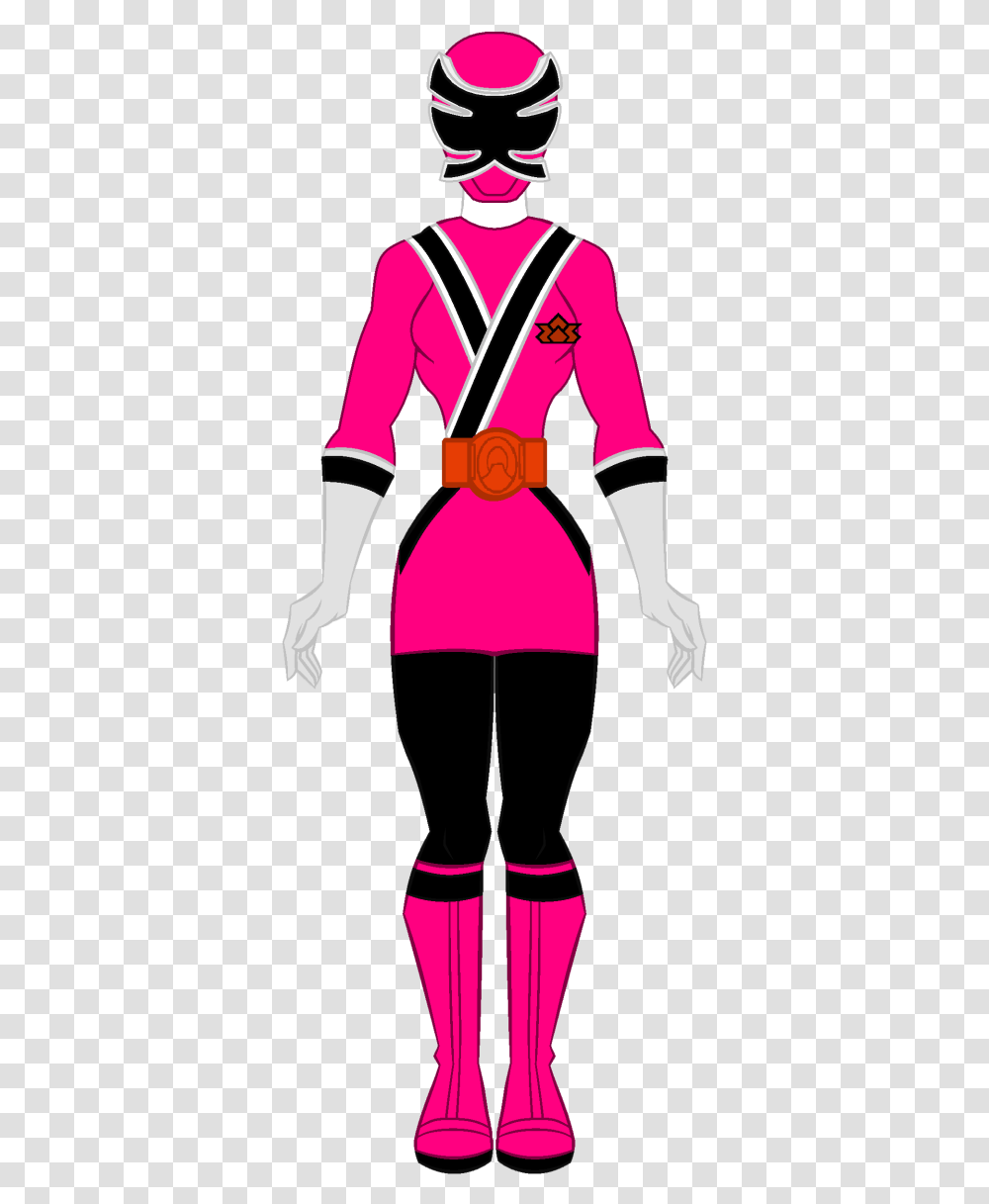 Female Red Ranger Mighty Morphin, Person, Hand, Costume Transparent Png