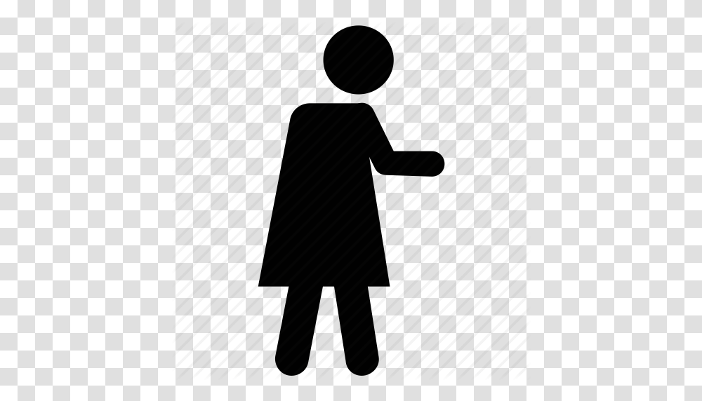 Female Running Walking Woman Icon, Silhouette, Standing, Hand, Piano Transparent Png
