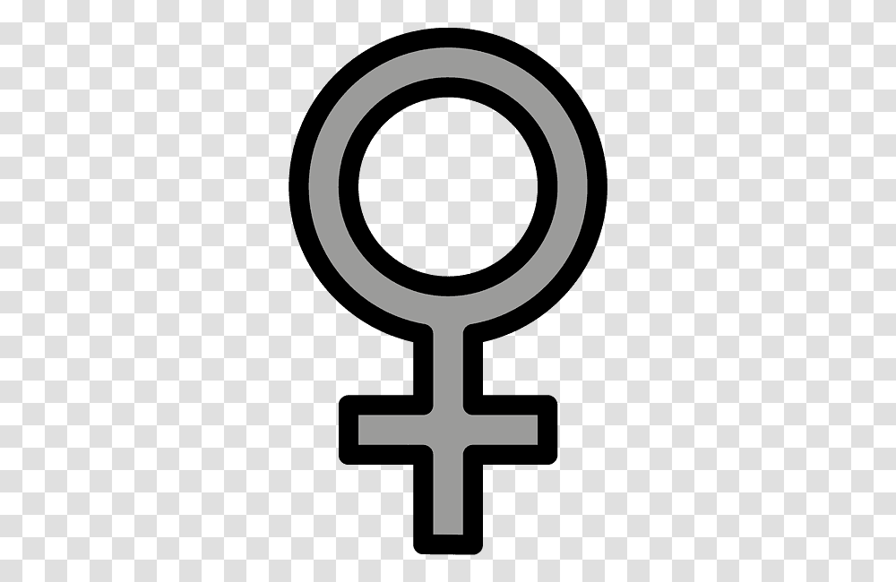 Female Sign Emoji Clipart Female Icon, Cross, Word Transparent Png
