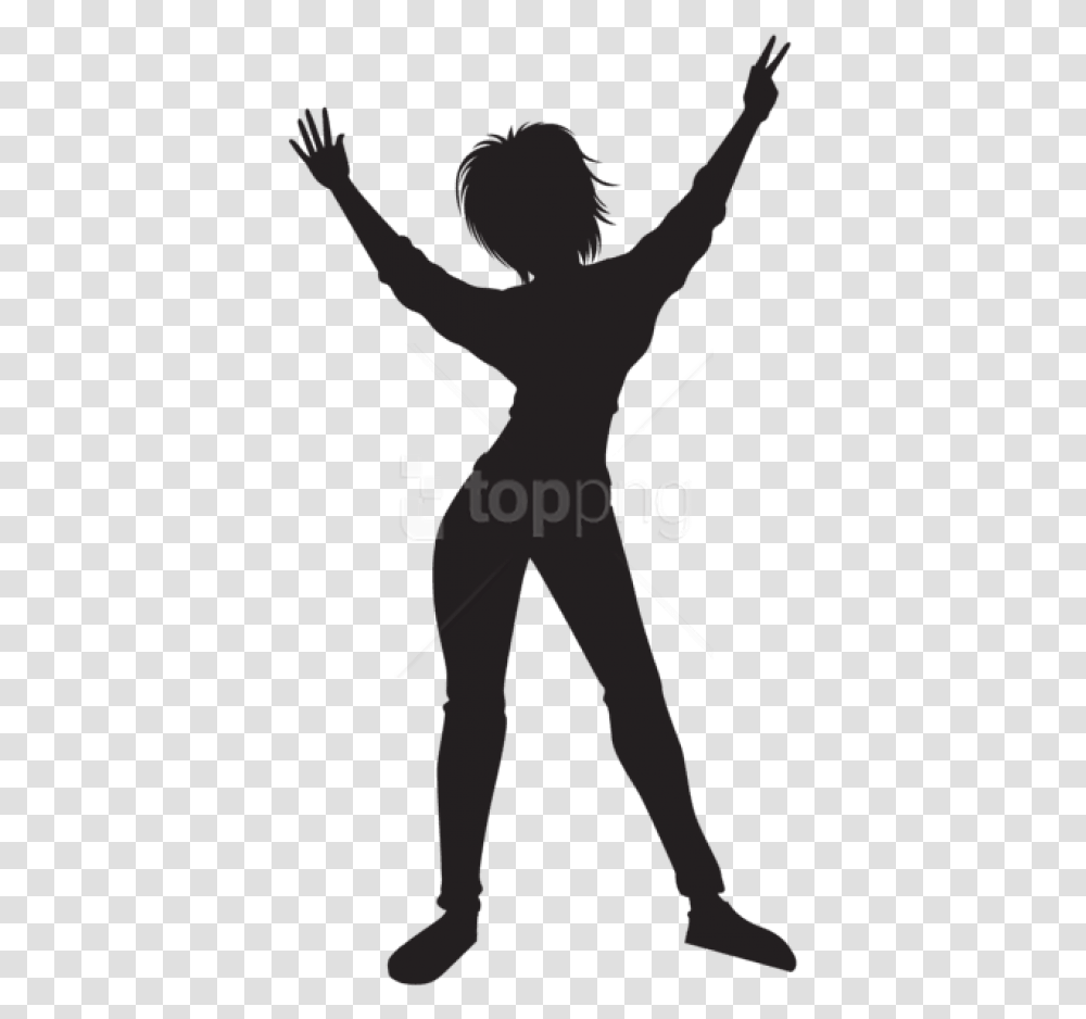 Female Silhouette Clipart Dancer, Ninja, Person, Human, Crowd Transparent Png