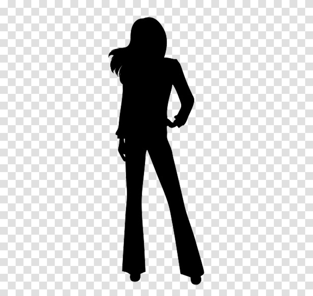 Female Silhouette, Person, Hand, Standing Transparent Png