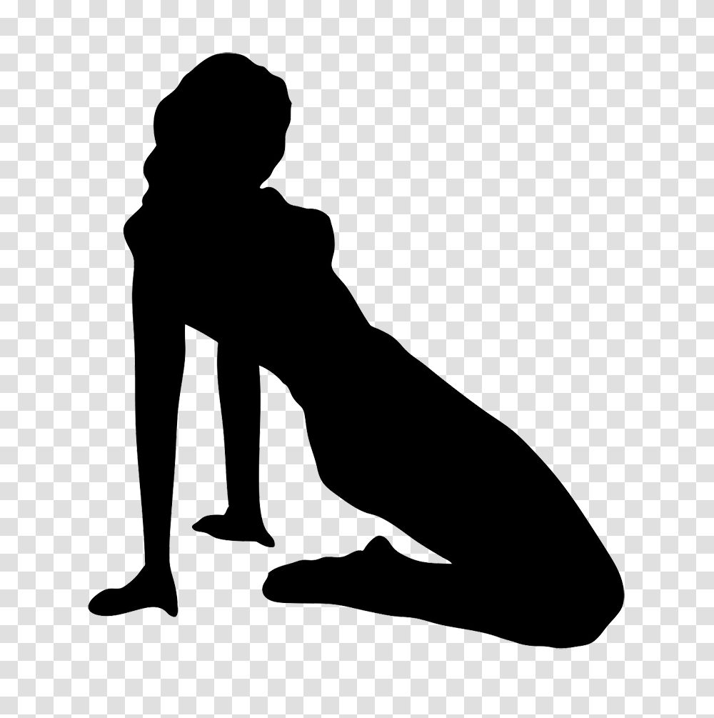 Female Silhouette, Person, Human, Kneeling, Standing Transparent Png