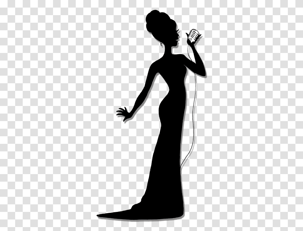 Female Silhouette Singers, Person, Sleeve, Fashion Transparent Png